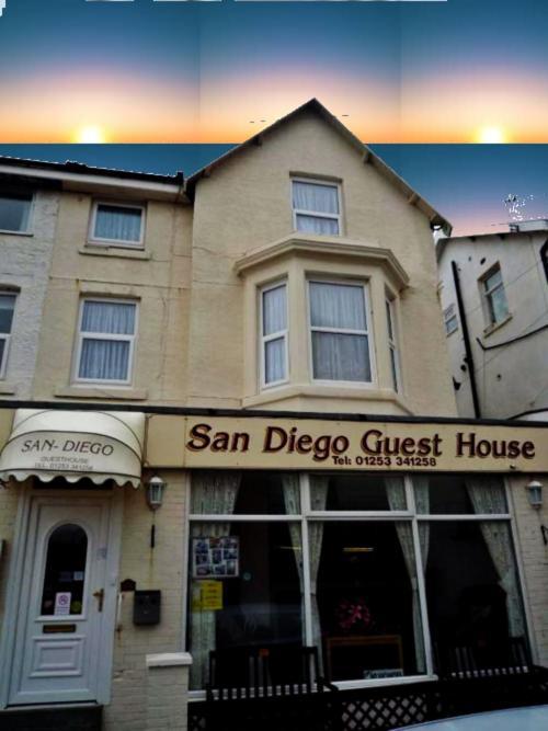 San Diego Guest House - Near Pleasure Beach Blackpool Exteriör bild